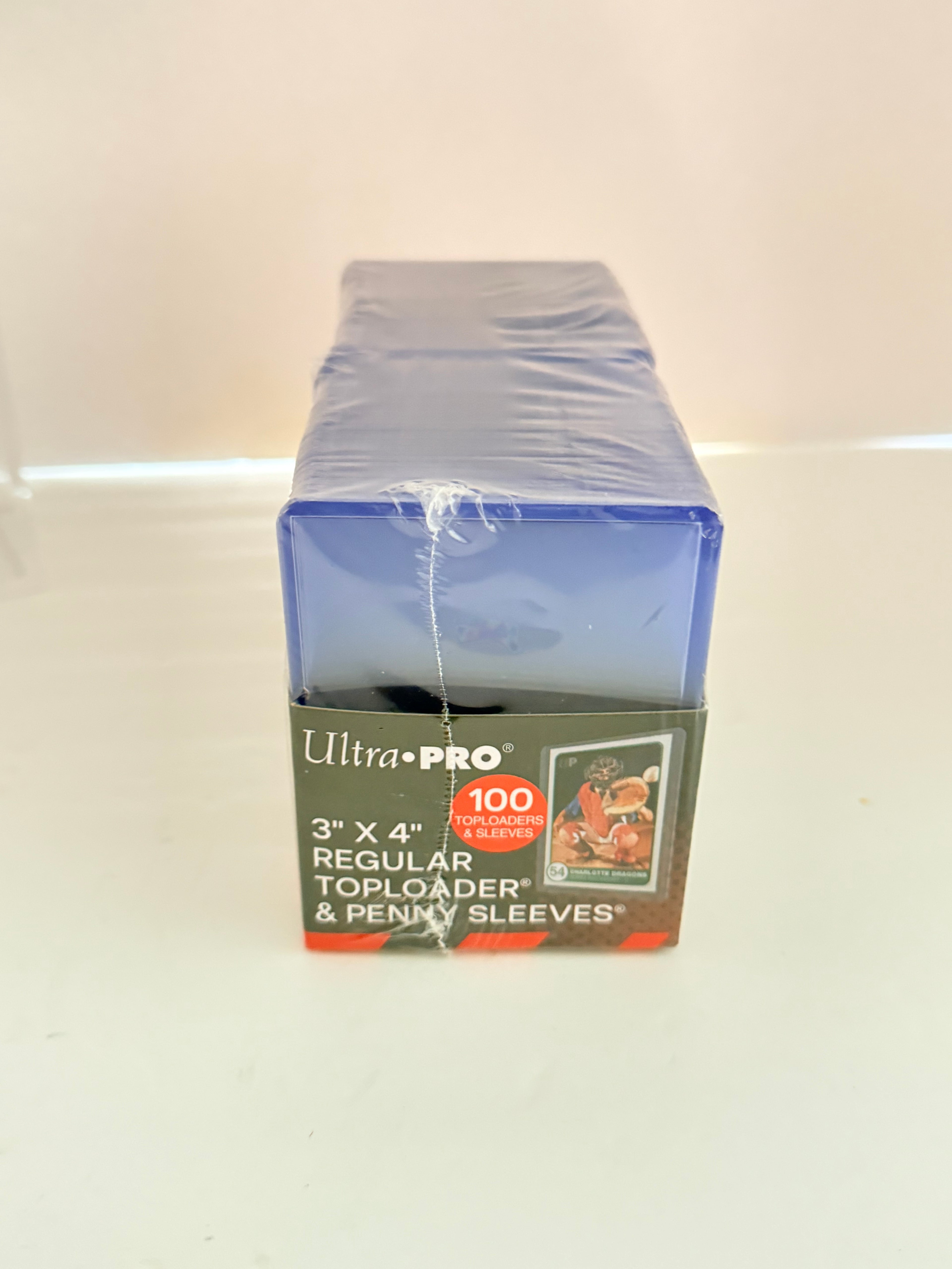 Ultra Pro 100 Top Loaders & 100 Penny Sleeves - Fits Pokemon, Magic, Sports