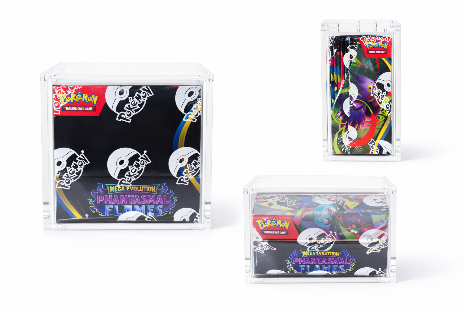 Acrylic Display Case for Booster Box-Style Trading Card Displays