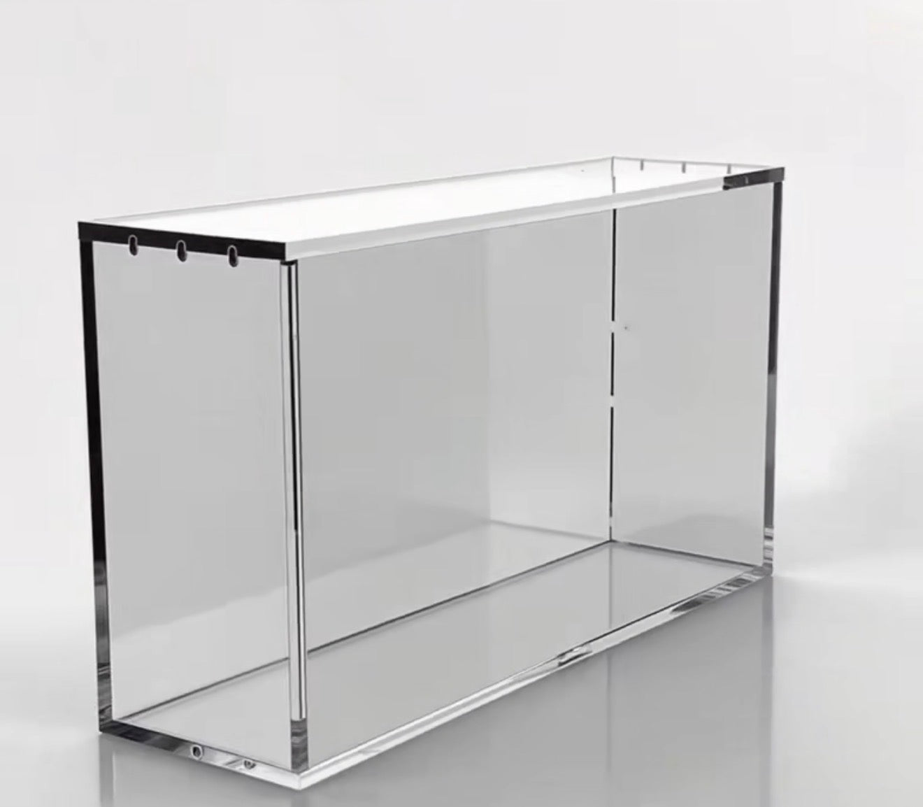 Team Rocket Moltres UPC acrylic display case – back view