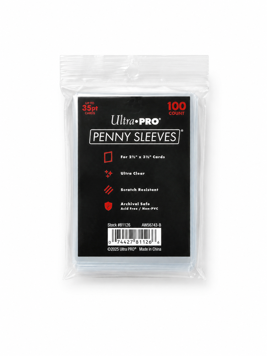1000 Ultra PRO Penny Sleeves Standard - Pokemon, Magic, Sports