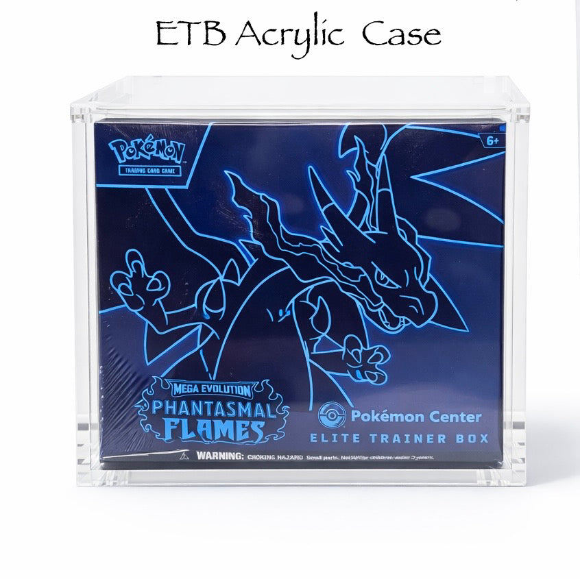 Pokemon ETB Acrylic Display Case – UV Protected Magnetic Protector